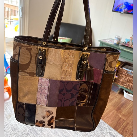 Coach Handbags - Coach vintage Patchwork Tote